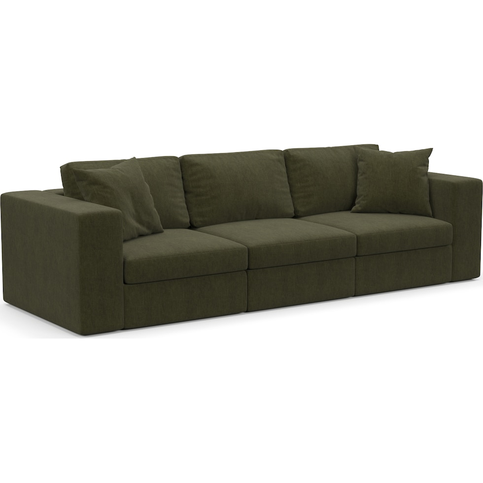 collin green sofa   