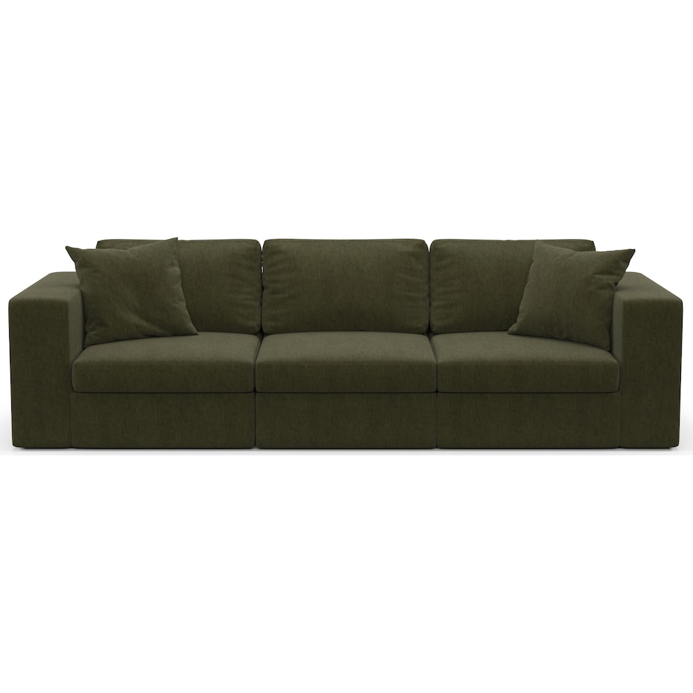 collin green sofa   