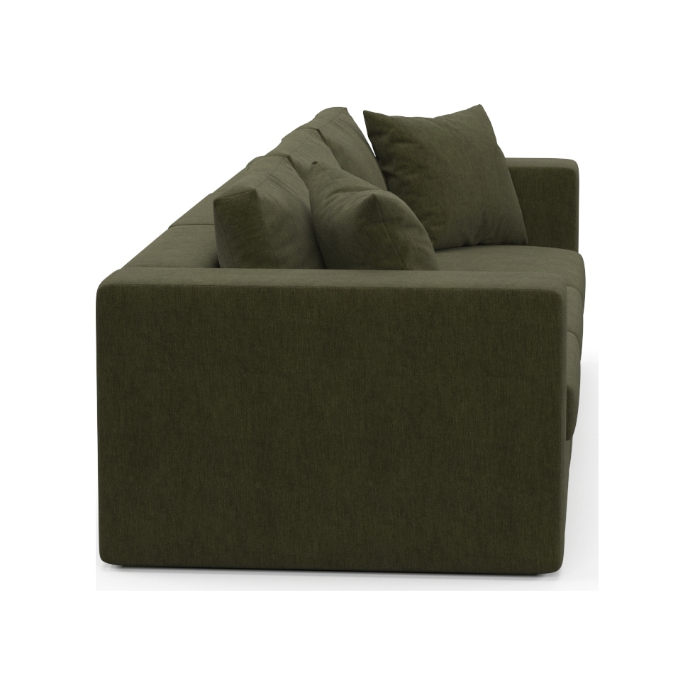 collin green sofa   