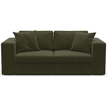 collin green sofa   