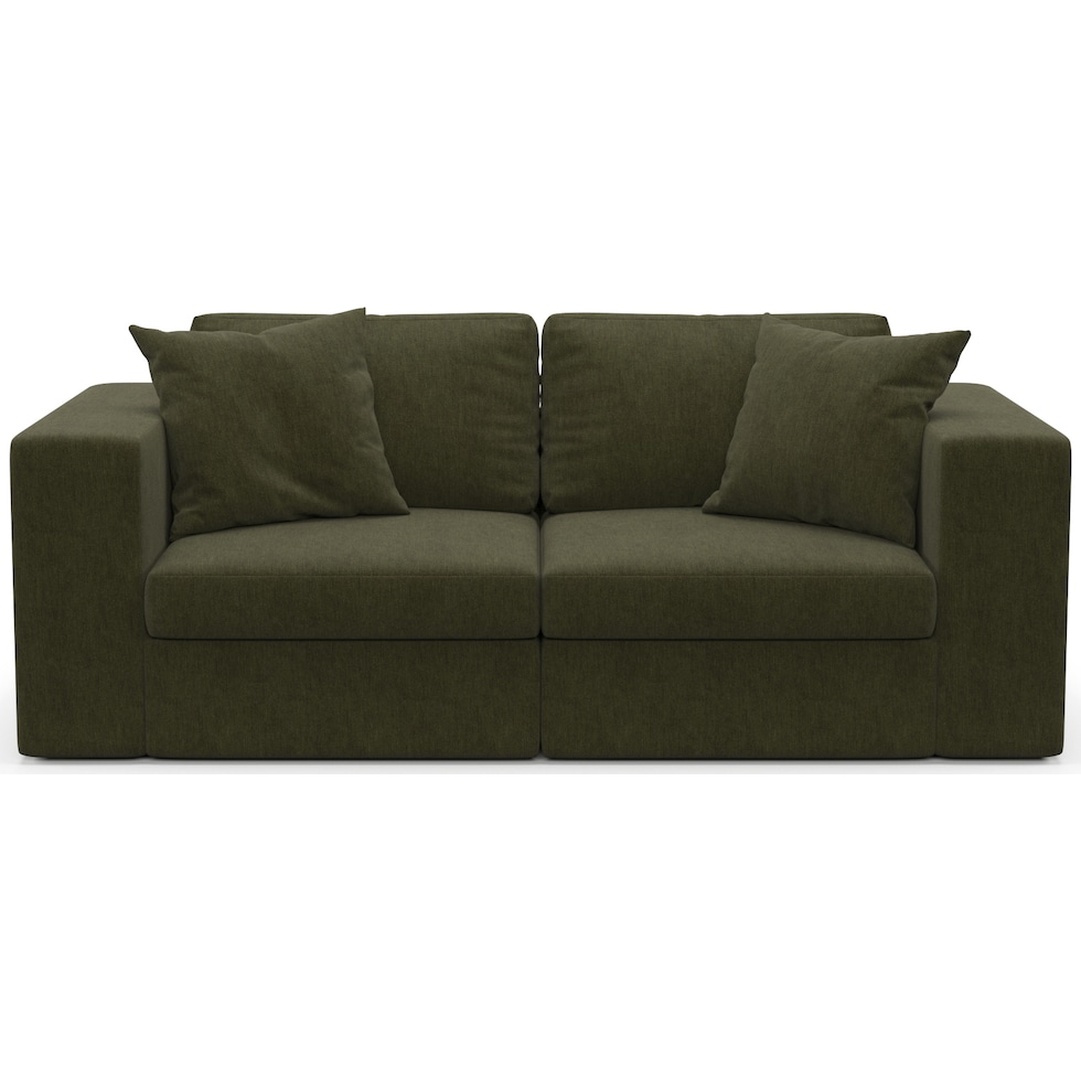 collin green sofa   