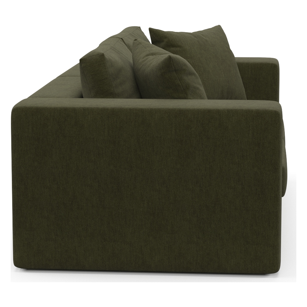 collin green sofa   