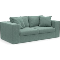 collin green sofa   