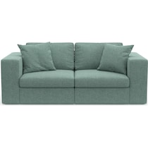 collin green sofa   