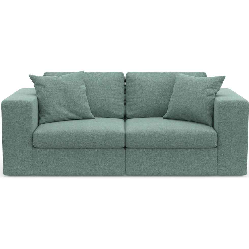 collin green sofa   