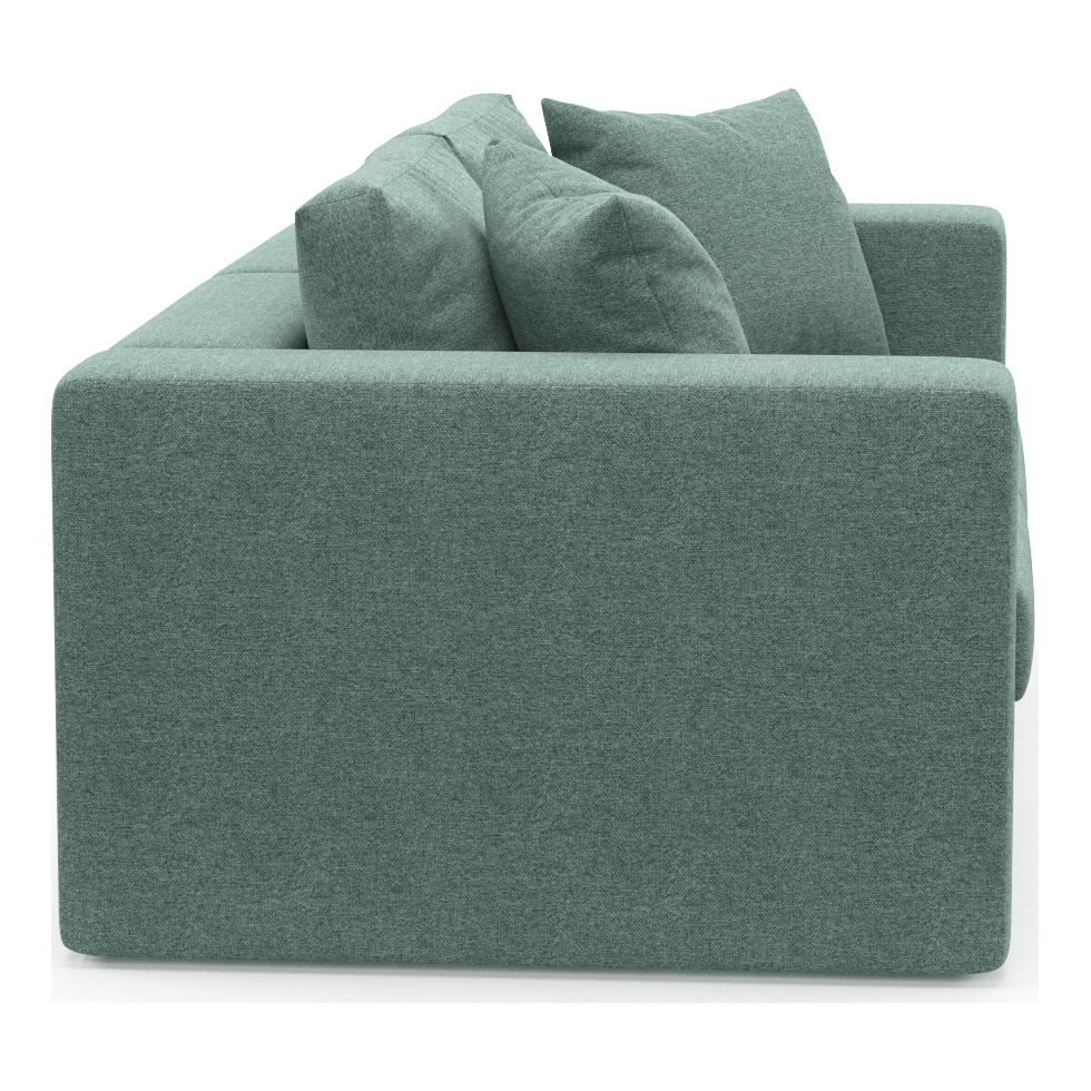 collin green sofa   