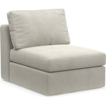 collin light brown armless chair   