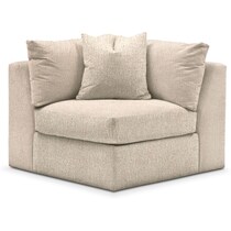 collin light brown corner chair   
