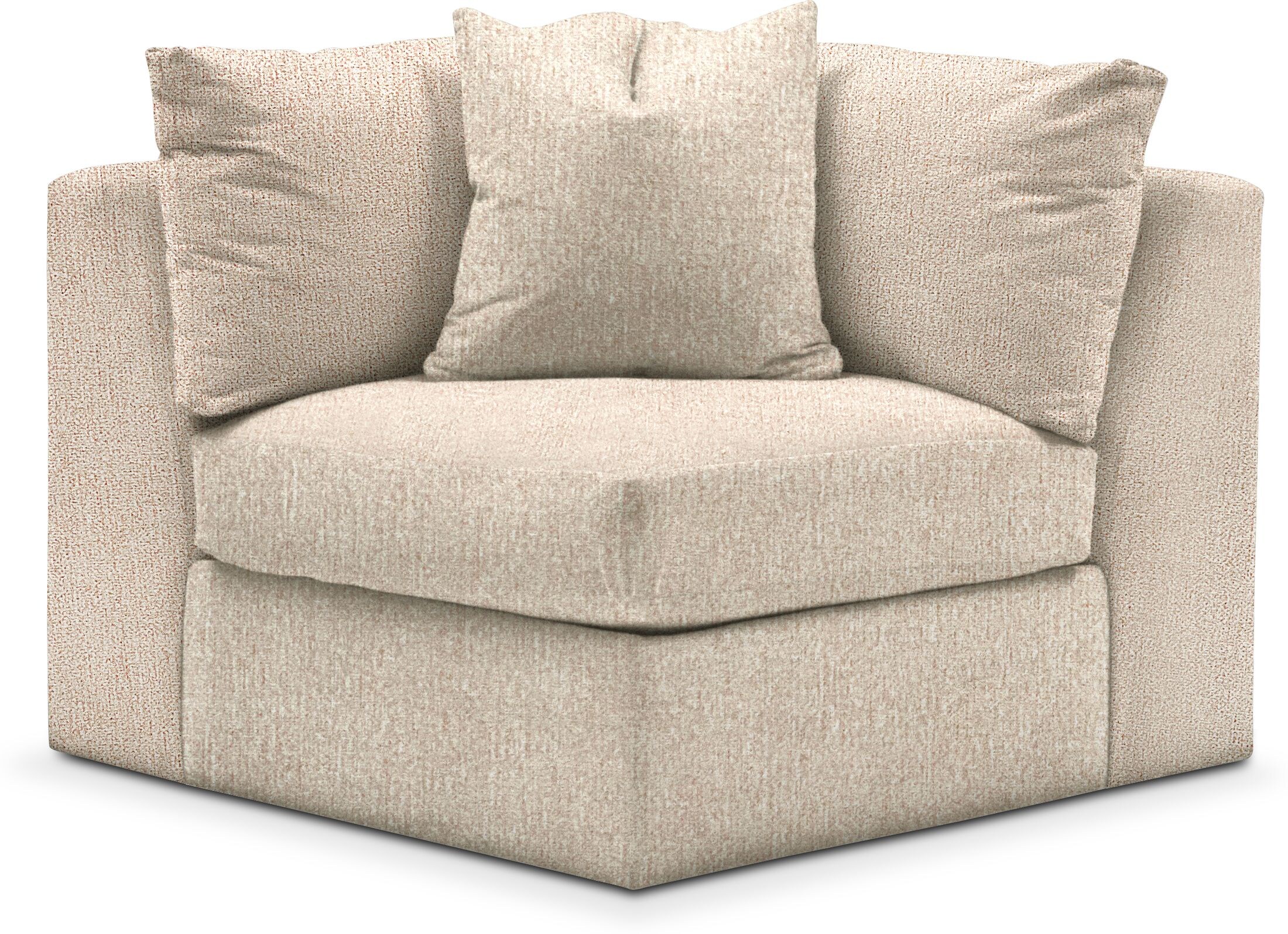 Collin Hybrid Comfort Performance Fabric Corner Chair Halifax Shell