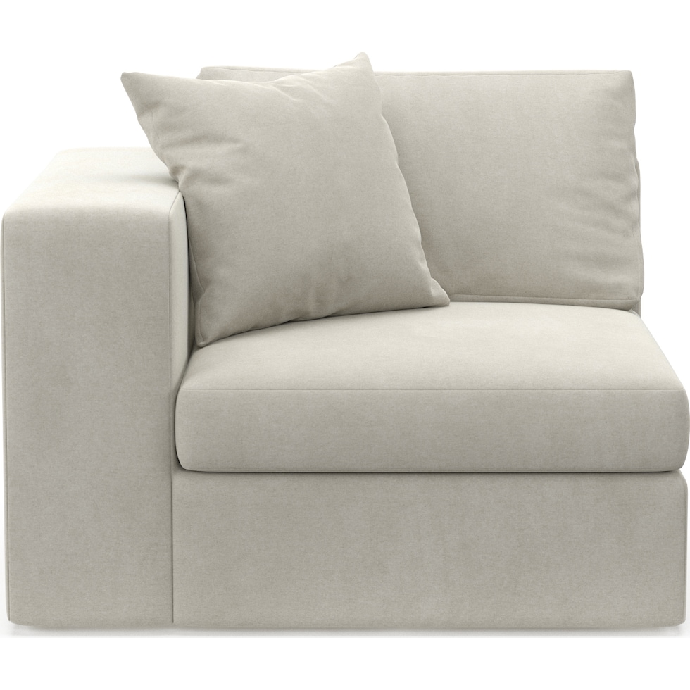 collin light brown corner chair   