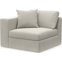 collin light brown corner chair   