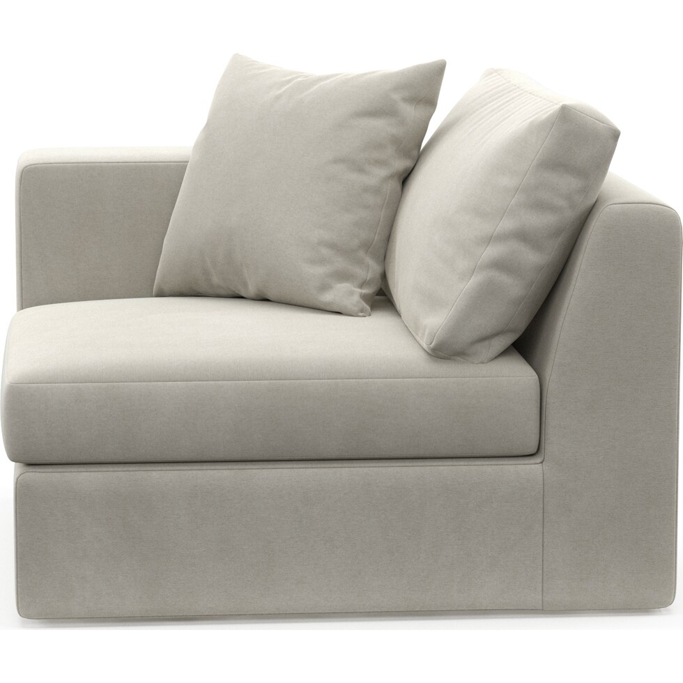 collin light brown corner chair   