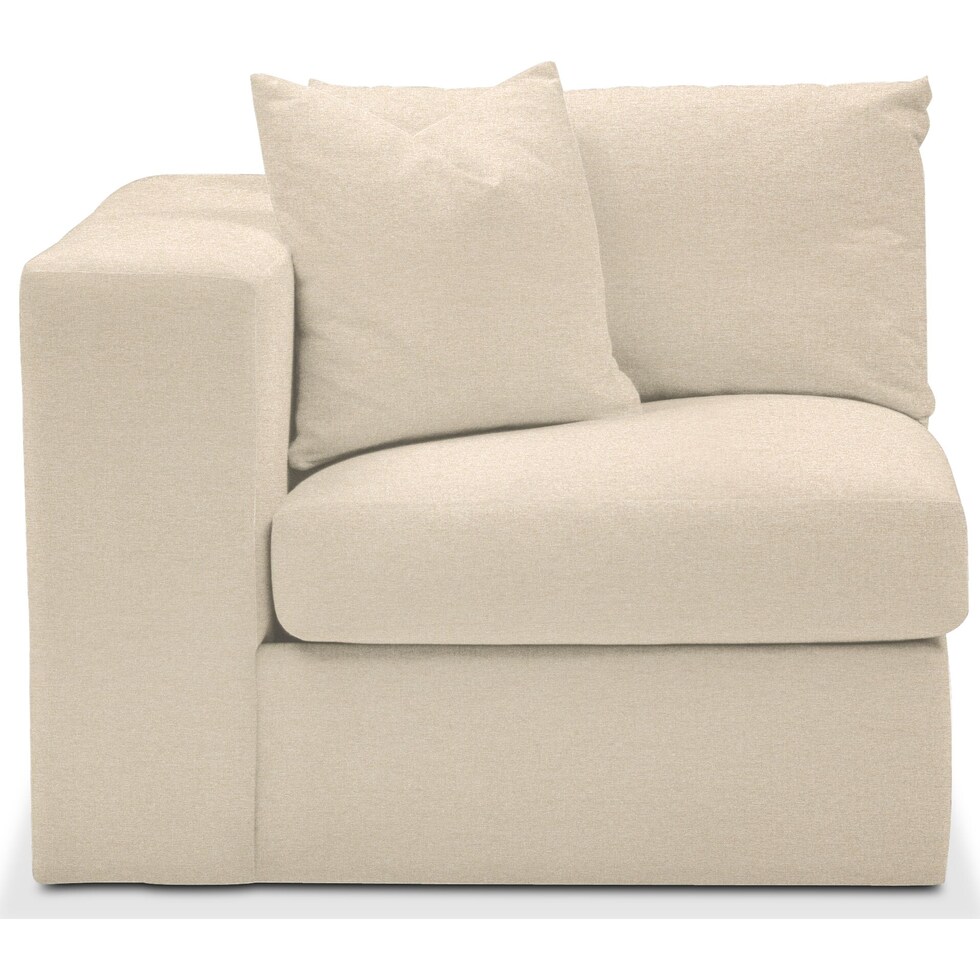 collin light brown left arm facing chair   