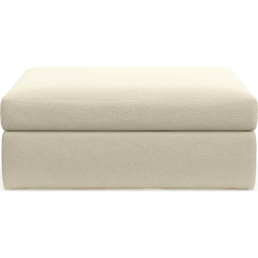 collin light brown ottoman   