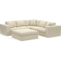 collin light brown sectional   