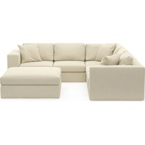 collin light brown sectional   