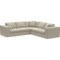 collin light brown sectional   