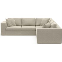 collin light brown sectional   