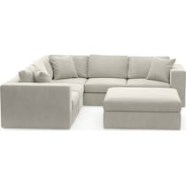 collin light brown sectional   