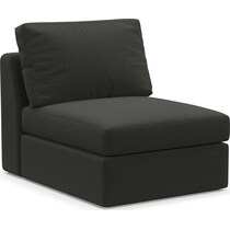 collin liv onyx armless chair   