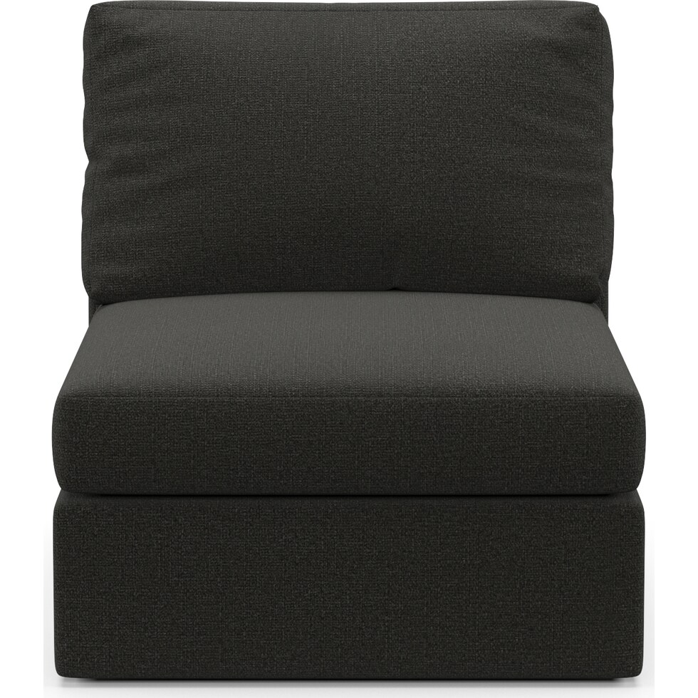 collin liv onyx armless chair   