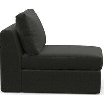 collin liv onyx armless chair   