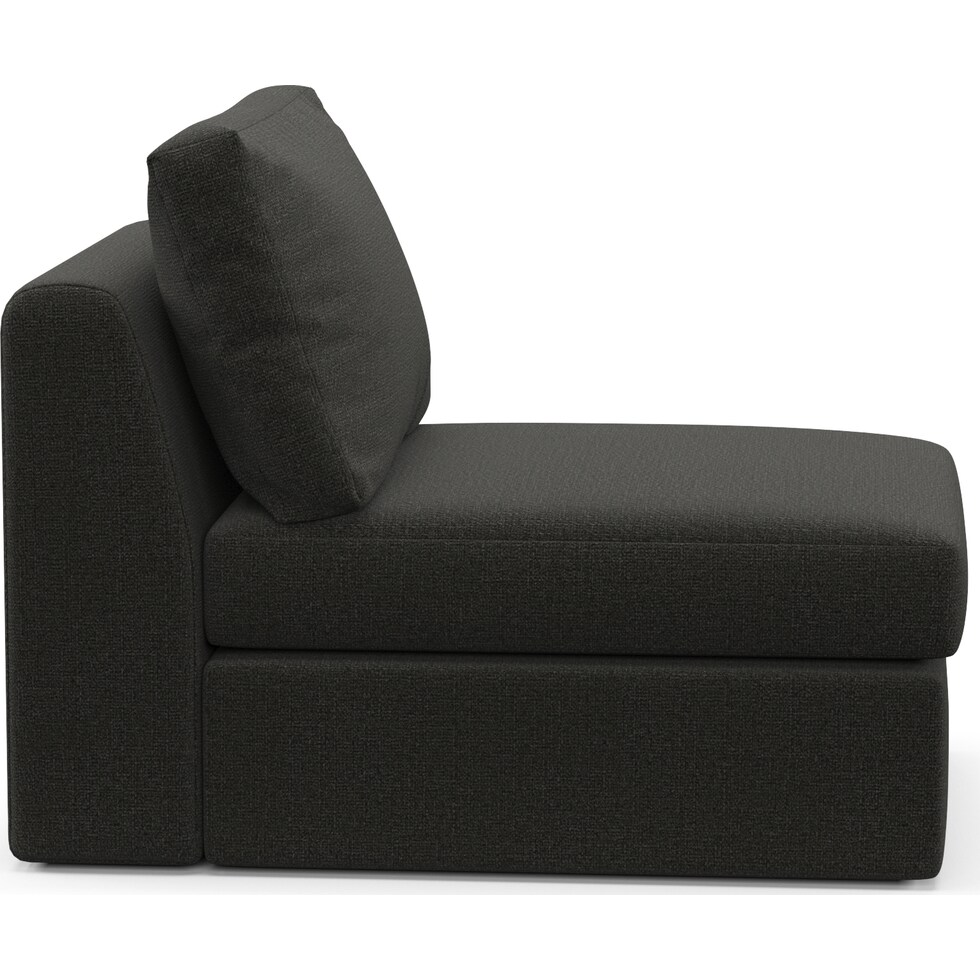 collin liv onyx armless chair   
