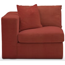 collin orange left arm facing chair   