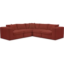 collin orange sectional   