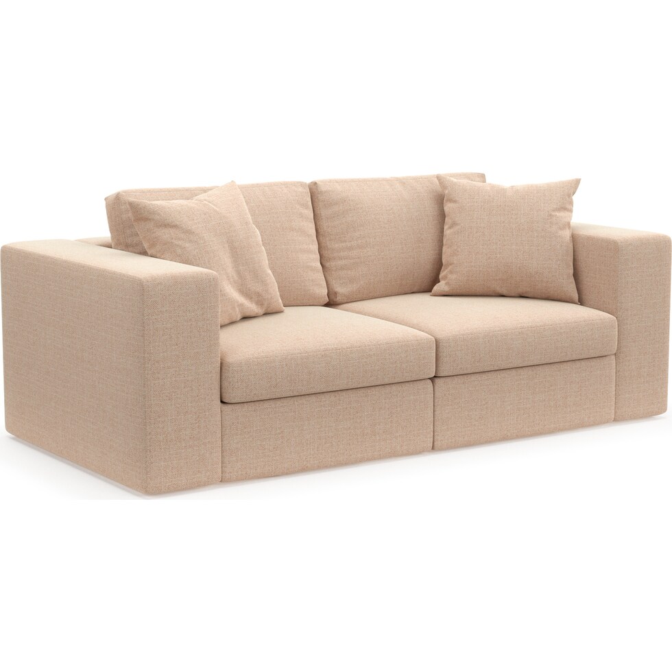 collin orange sofa   