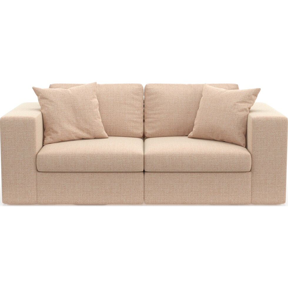 collin orange sofa   