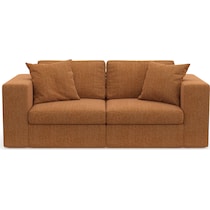 collin orange sofa   
