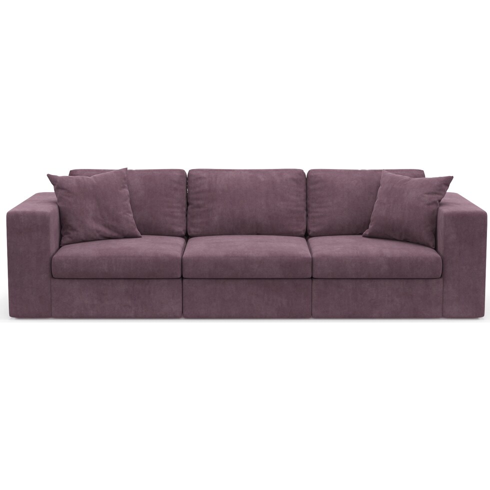 collin purple sofa   