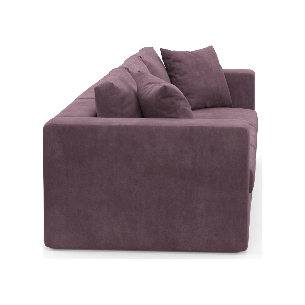 collin purple sofa   