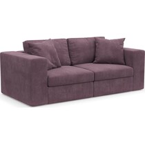 collin purple sofa   