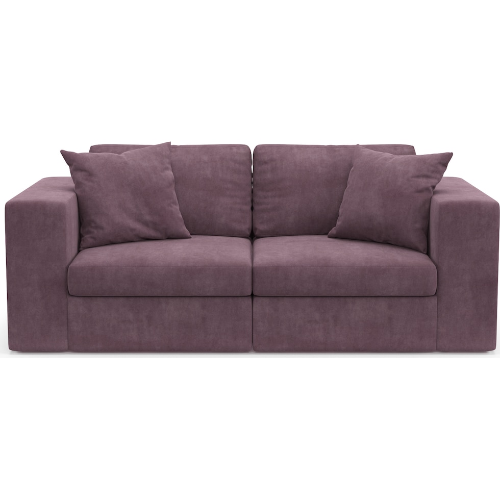collin purple sofa   