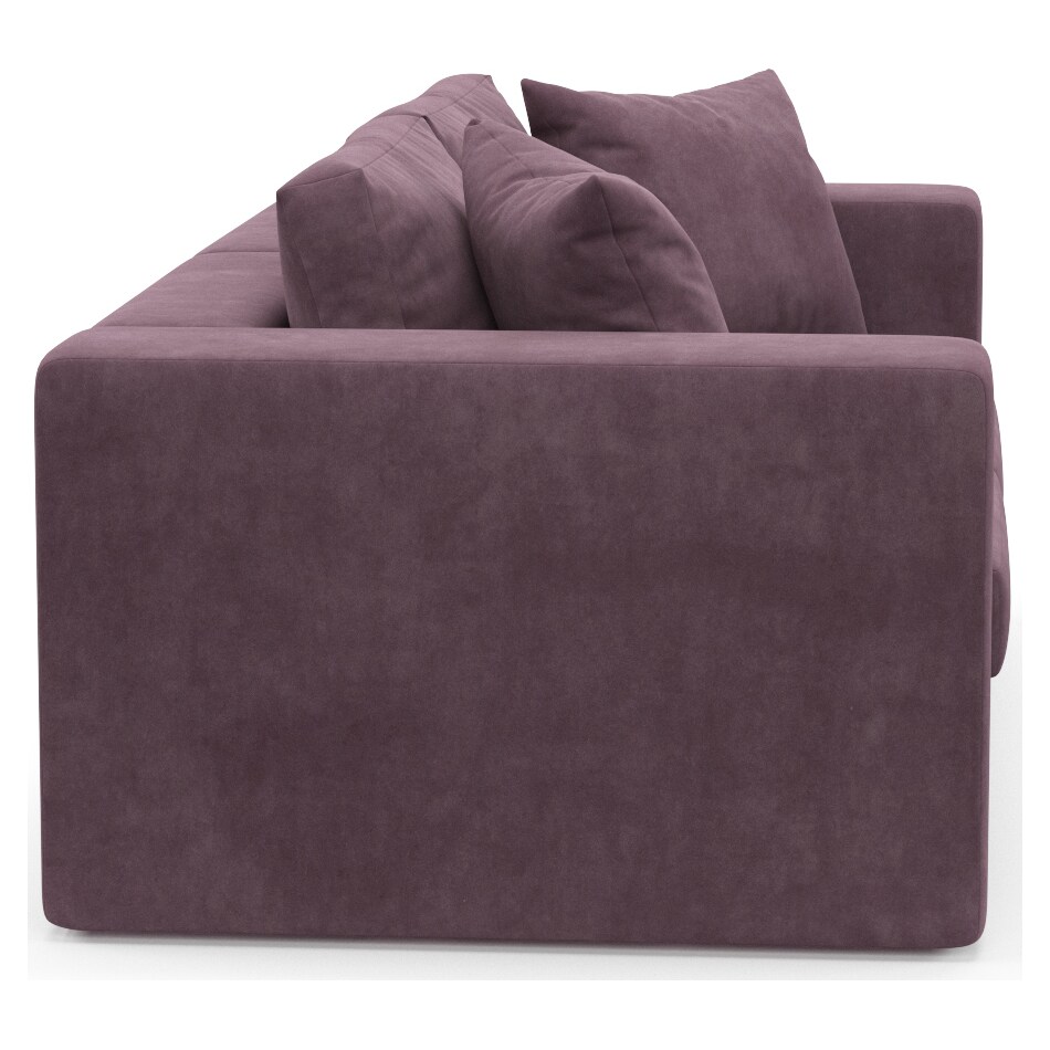 collin purple sofa   