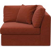 collin red corner chair   