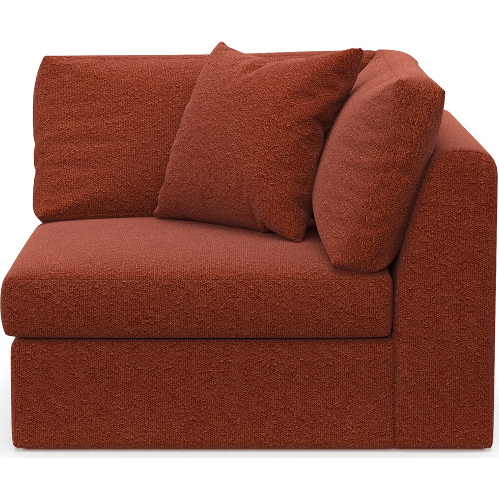 collin red corner chair   