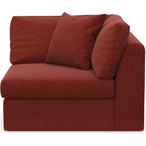 collin red corner chair   