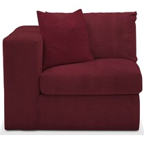collin red left arm facing chair   