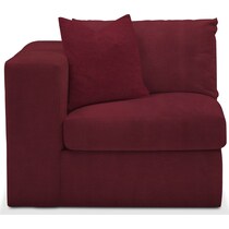 collin red left arm facing chair   