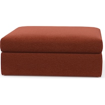 collin red ottoman   