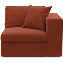 collin red right arm facing chair   
