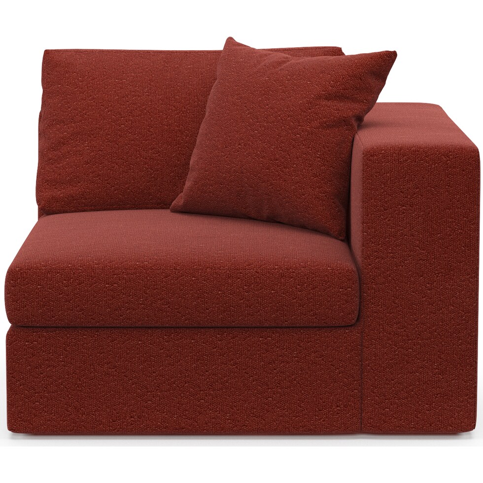 collin red right arm facing chair   