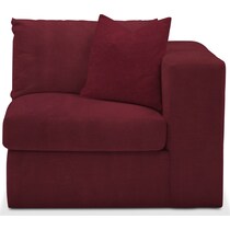 collin red right arm facing chair   