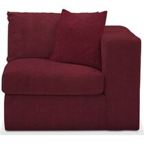 collin red right arm facing chair   