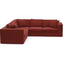 collin red sectional   