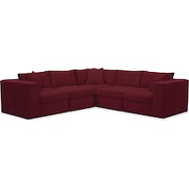 collin red sectional   