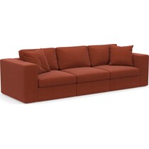 collin red sofa   